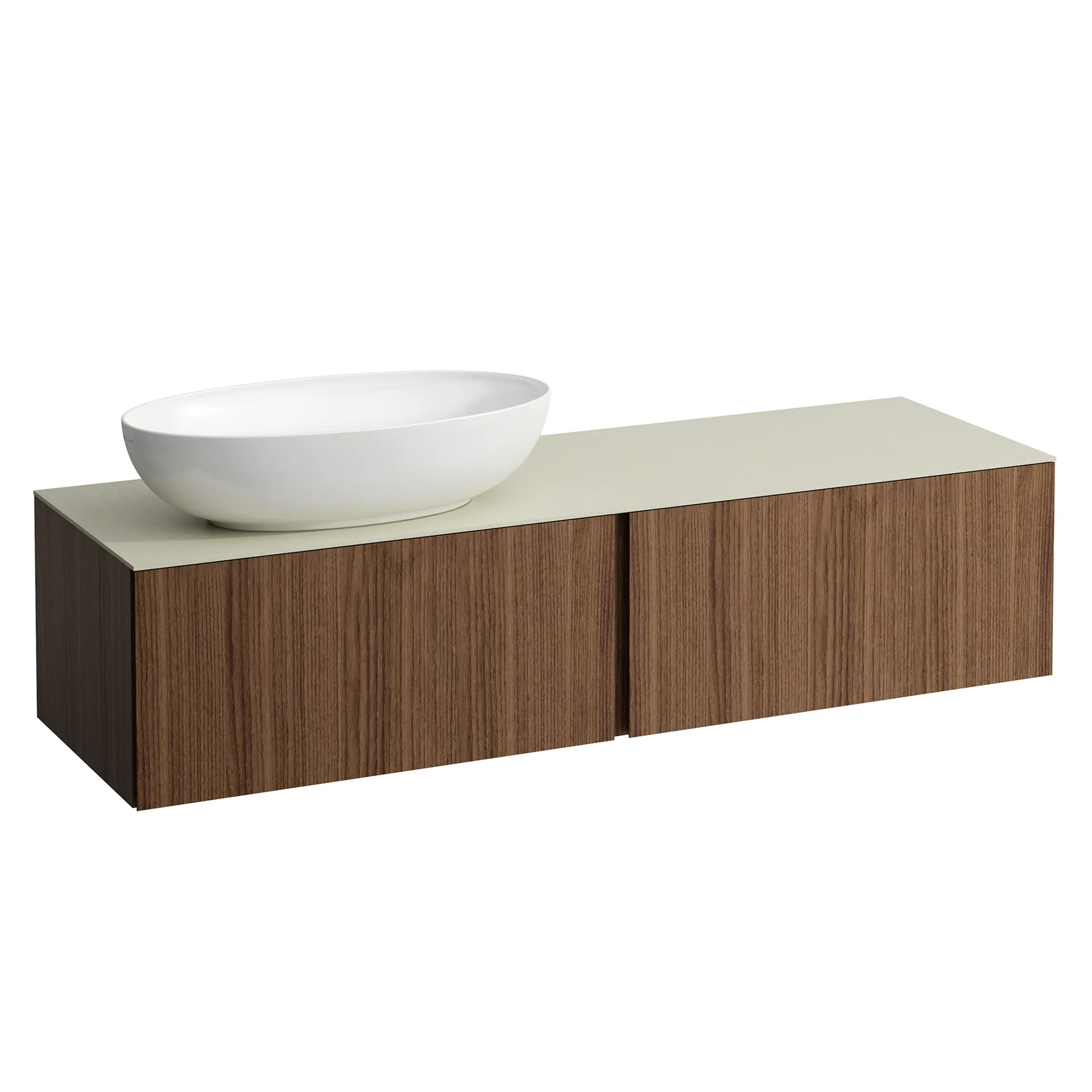 Schubladenelement (Waschtischunterbau+Waschtischplatte) ILBAGNOALESSI 500x1600x370 2 Schubladen integrierte versteckte Griffe seitlich Vollauszug Soft-Close Ausschnitt links Calce Avorio Top passend zu Waschtisch H818975/6 H818977/8 Weiß matt Schubladenelement (Waschtischunterbau+Waschtischplatte) ILBAGNOALESSI 500x1600x370 2 Schubladen integrierte versteckte Griffe seitlich Vollauszug Soft-Close Ausschnitt links Calce Avorio Top passend zu Waschtisch H818975/6 H818977/8 Weiß matt