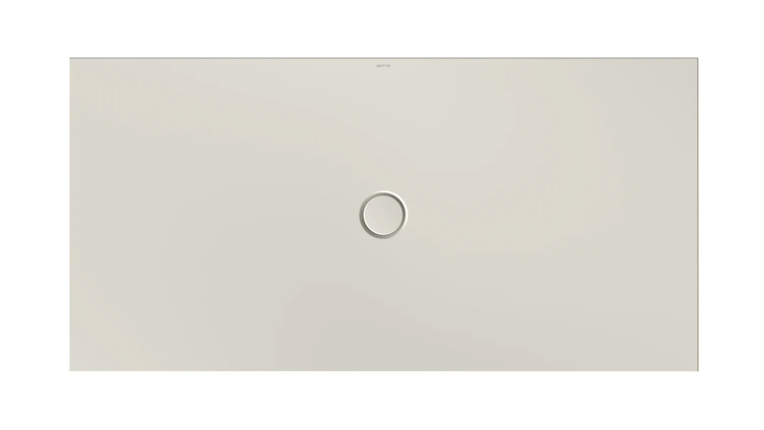 Bette rechteck Duschwanne „BetteFloor“ 1800 × 900 mm ohne Oberflächenbeschichtung, mit BetteGlasur Plus, ohne Wannenträger, in Flax