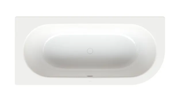 BetteStarlet IV Badewanne, oval, weiß, 1850 x 850 mm, 30 mm Randhöhe, 2-Sitzer, Einbau, glasierter Titan-Stahl