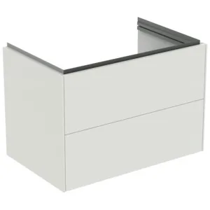 Ideal Standard Waschtischunterschrank „Conca“ 80 × 55,5 × 50,5 cm Weiß matt lackiert