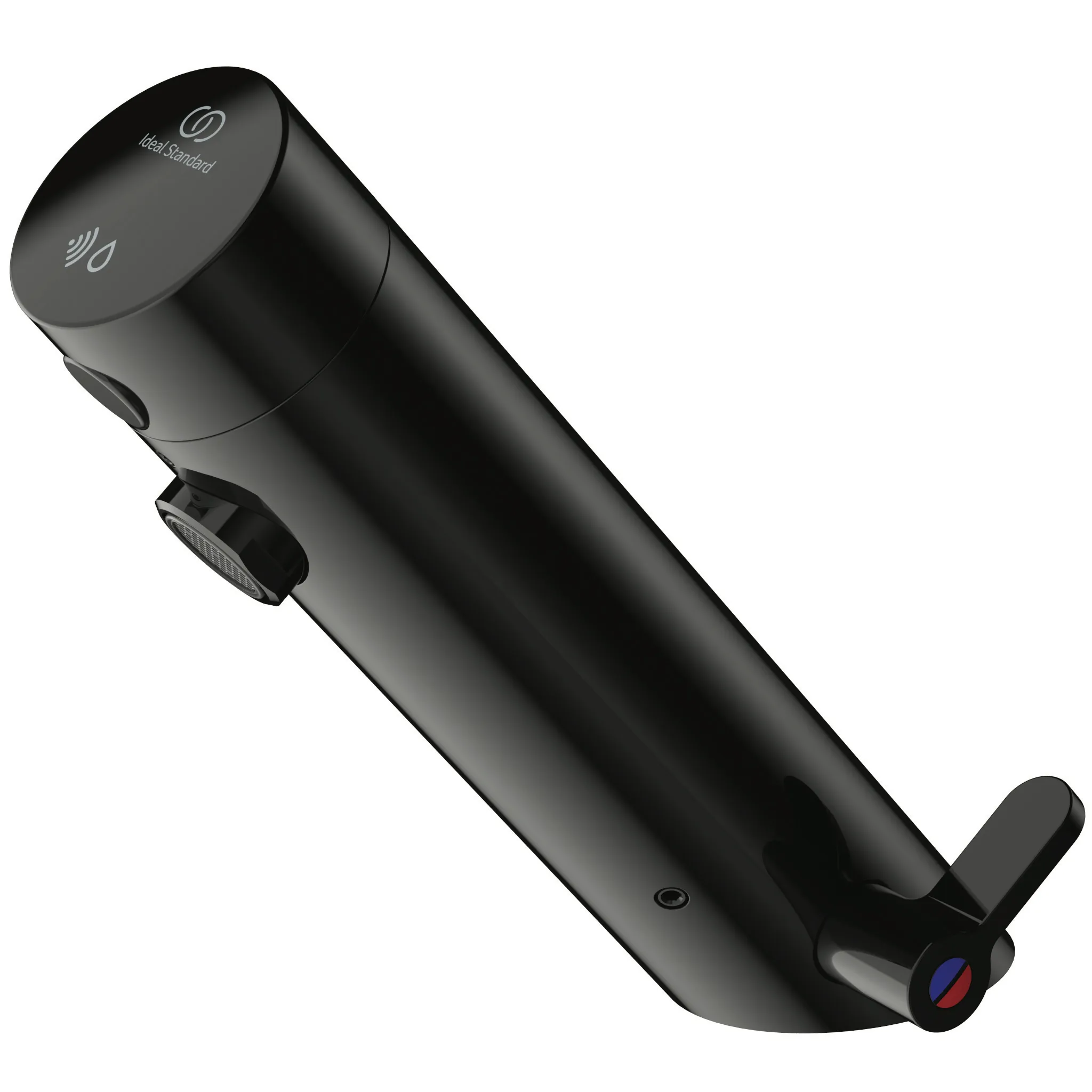Sensor-Waschtischarmatur Sensorflow mit Mischung Ausladung 120mm Batterie Chrom Sensor-Waschtischarmatur Sensorflow mit Mischung Ausladung 120mm Batterie Chrom