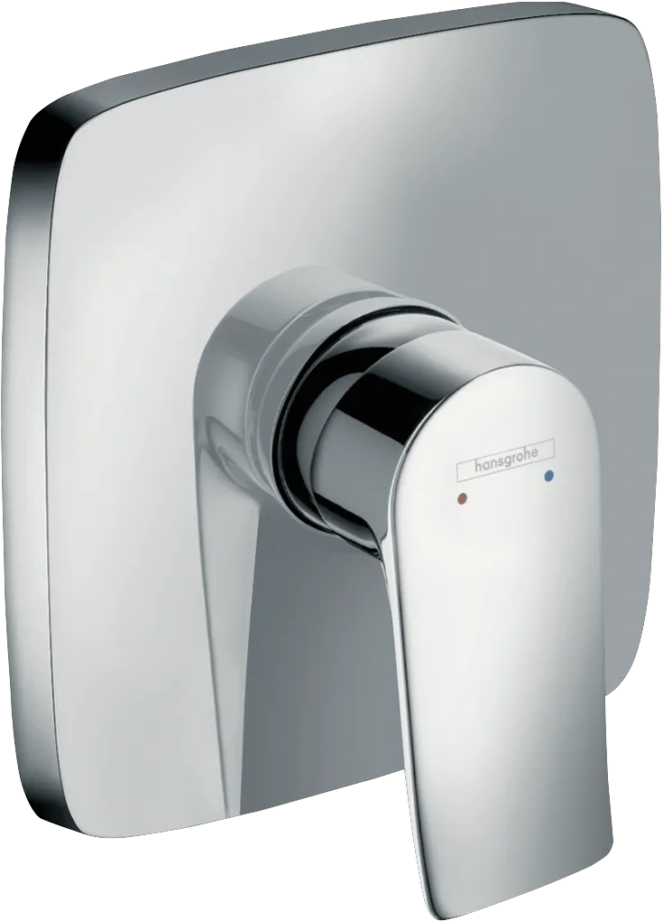 Hansgrohe Mischer Metris Fertigset eckig chrom Hansgrohe Mischer Metris Fertigset eckig chrom