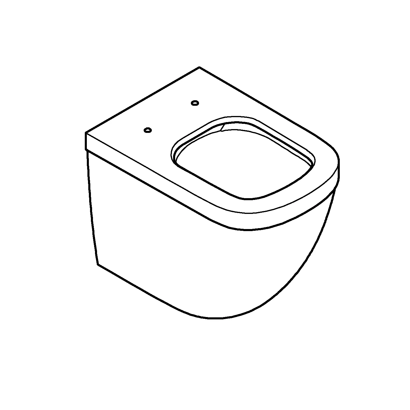 Grohe Stand-Tiefspül-WC Euro Keramik 39339, back to wall, spülrandlos, alpinweiß Grohe Stand-Tiefspül-WC Euro Keramik 39339, back to wall, spülrandlos, alpinweiß