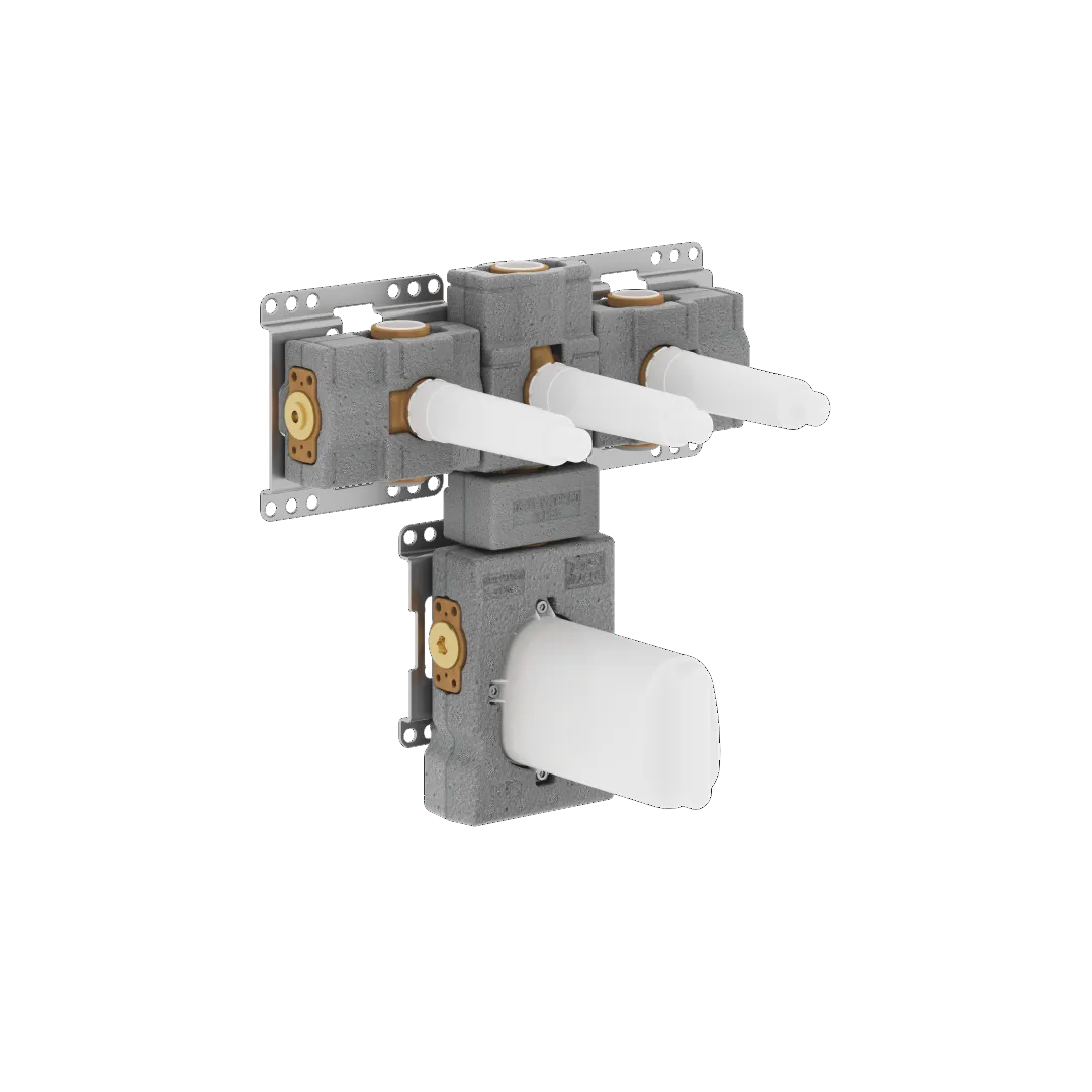 Dornbracht xTOOL UP-Thermostatmodul mit 3 Ventilen - DR-Messing, bleifrei Dornbracht xTOOL UP-Thermostatmodul mit 3 Ventilen - DR-Messing, bleifrei