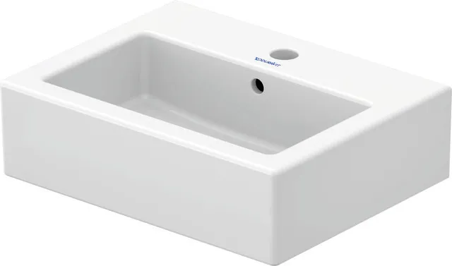 Wandwaschtisch „Vero“, mit Überlauf, Hahnlochposition mittig Wandwaschtisch „Vero“, mit Überlauf, Hahnlochposition mittig