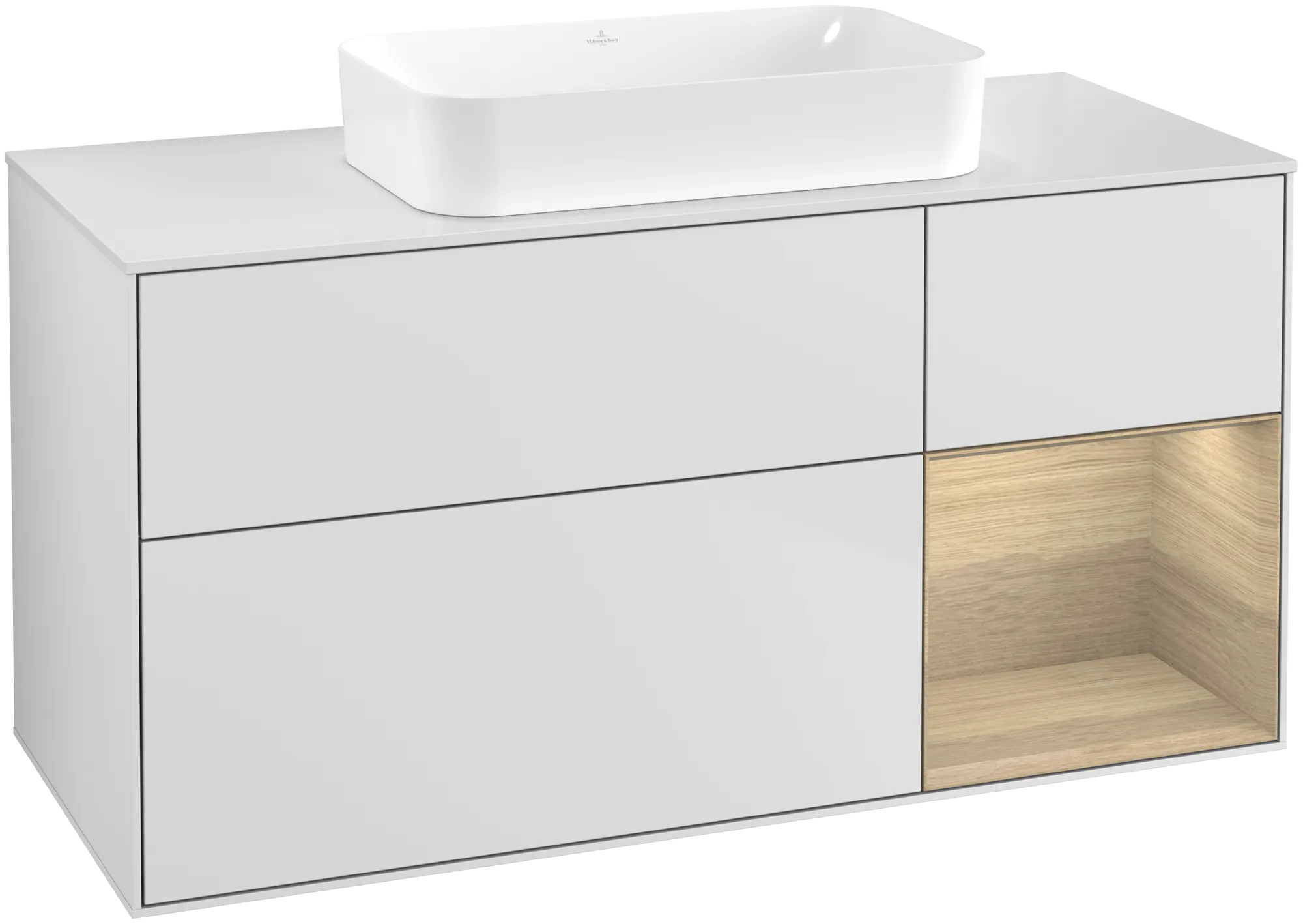 Villeroy & Boch Finion Waschbeckenunterschrank G71, 1200x603x501mm, weiß