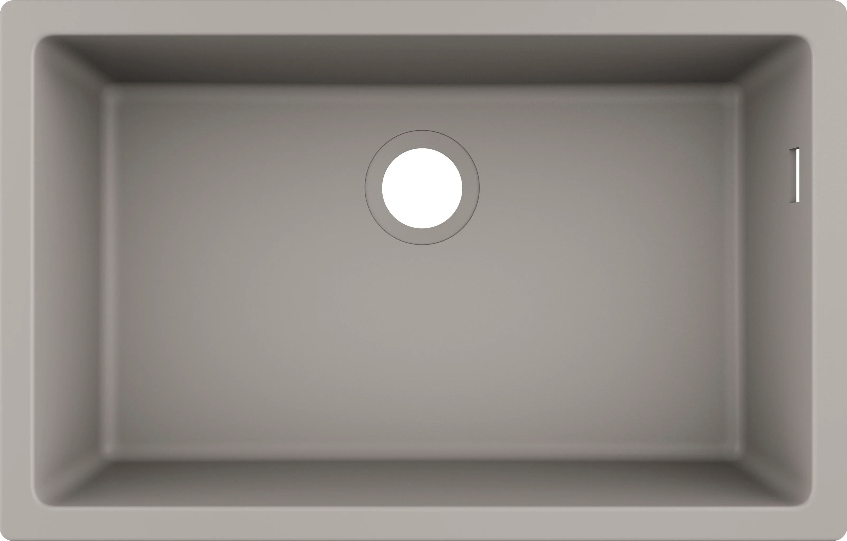 Hansgrohe S51 Unterbauspüle 660 mm, Betongrau, SilicaTec, 80 cm Unterschrank, seitlicher Überlauf rechts Hansgrohe S51 Unterbauspüle 660 mm, Betongrau, SilicaTec, 80 cm Unterschrank, seitlicher Überlauf rechts