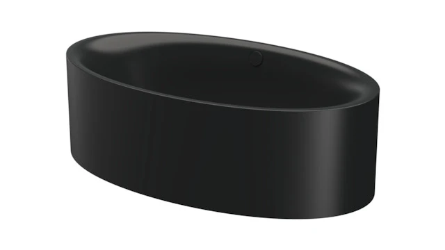 Bette oval Badewanne „BetteEve Oval Silhouette“ 180 × 100 cm in Ebony