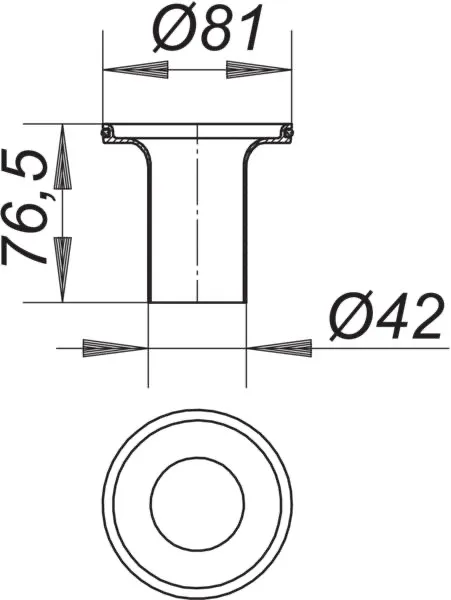 Geruchverschlusseinsatz 46 Geruchverschlusseinsatz 46