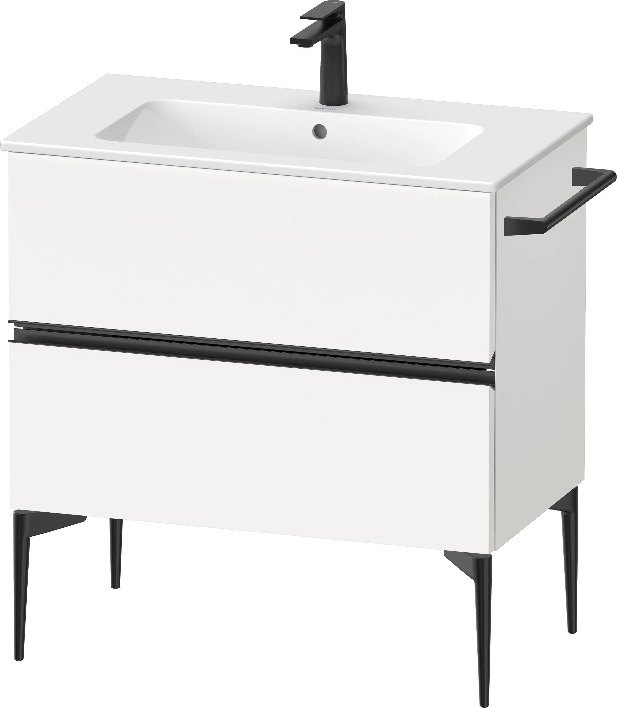 Duravit Waschtischunterschrank „Sivida“ 81 × 59,1 × 47,7 cm Weiß Matt Duravit Waschtischunterschrank „Sivida“ 81 × 59,1 × 47,7 cm Weiß Matt