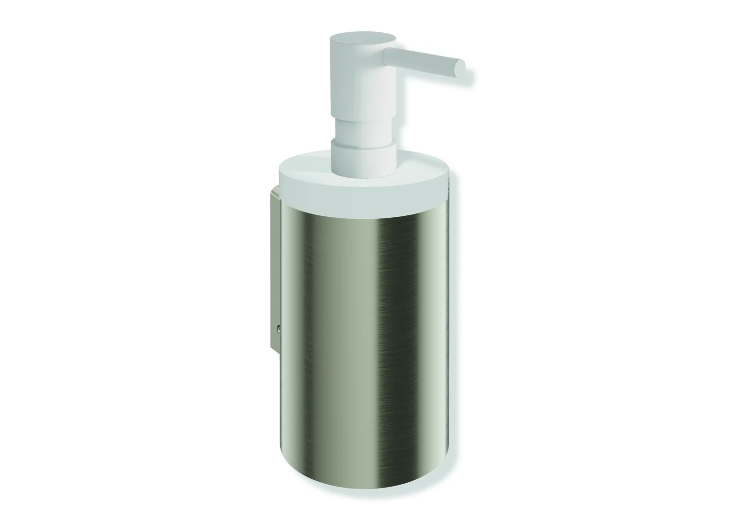 HEWI Seifenspender System 162, Edelstahl PVD, Weiß HEWI Seifenspender System 162, Edelstahl PVD, Weiß