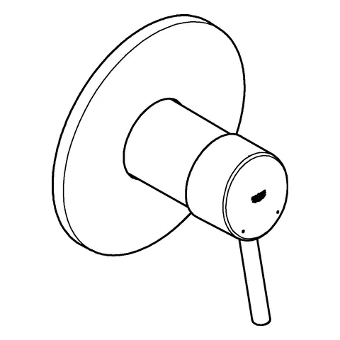 Grohe Concetto Einhand-Brausebatterie Fertigmontageset für Rapido SmartBox chrom Grohe Concetto Einhand-Brausebatterie Fertigmontageset für Rapido SmartBox chrom