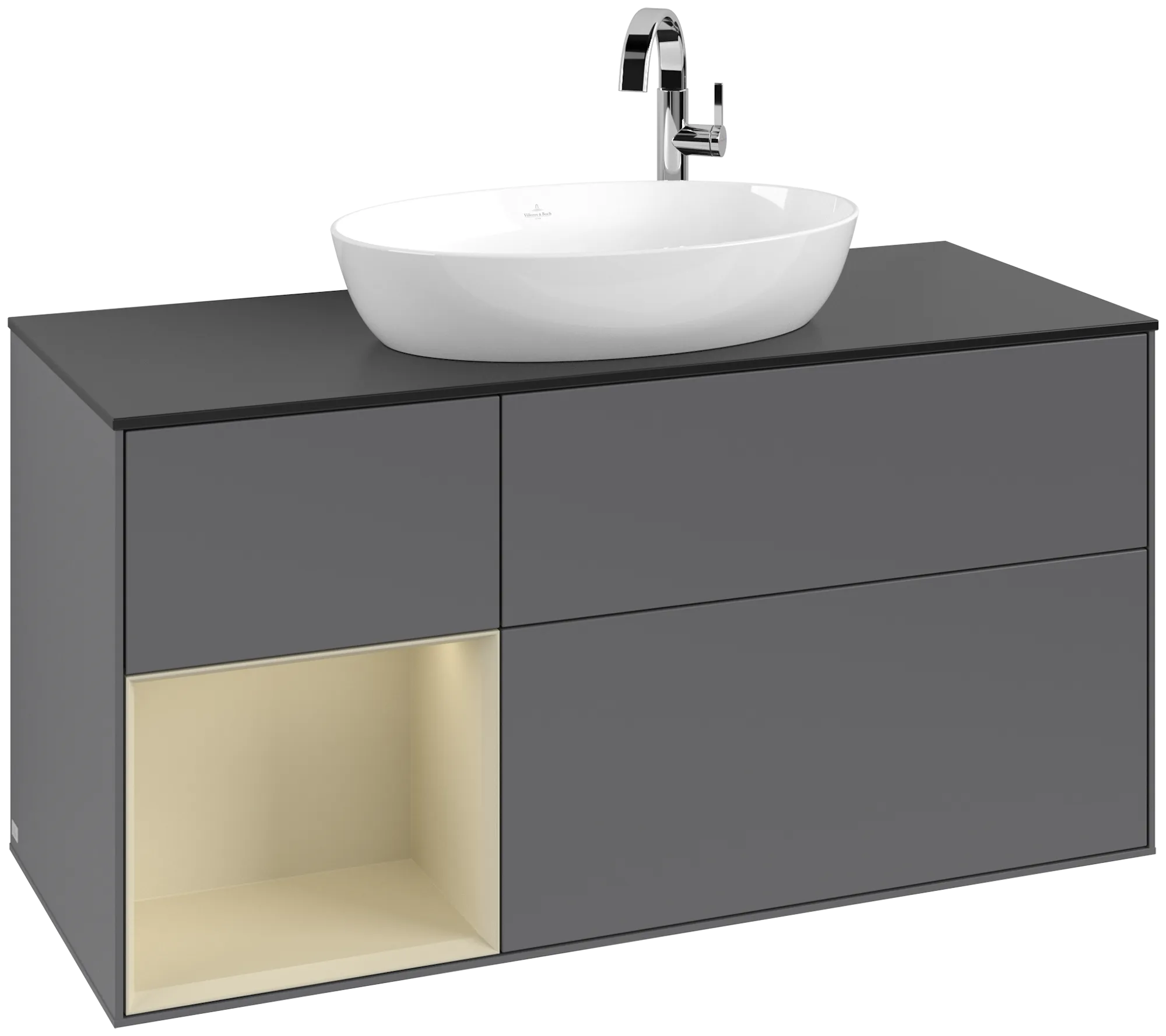 Villeroy & Boch Finion Waschbeckenunterschrank G94, anthrazit