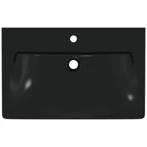 Ideal Standard Säulenwaschtisch Tipo-Z, 1 Hahnloch, schwarz, 740x470x900 mm