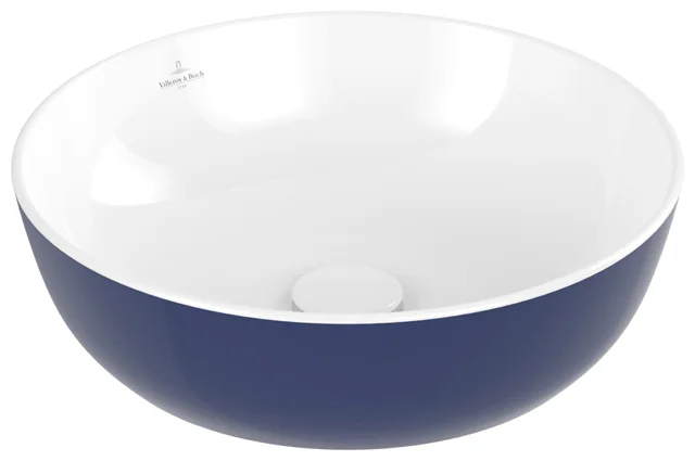 Villeroy & Boch Aufsatzwaschtisch aus TitanCeram „Artis“ ⌀ 430 mm in Deep Ocean