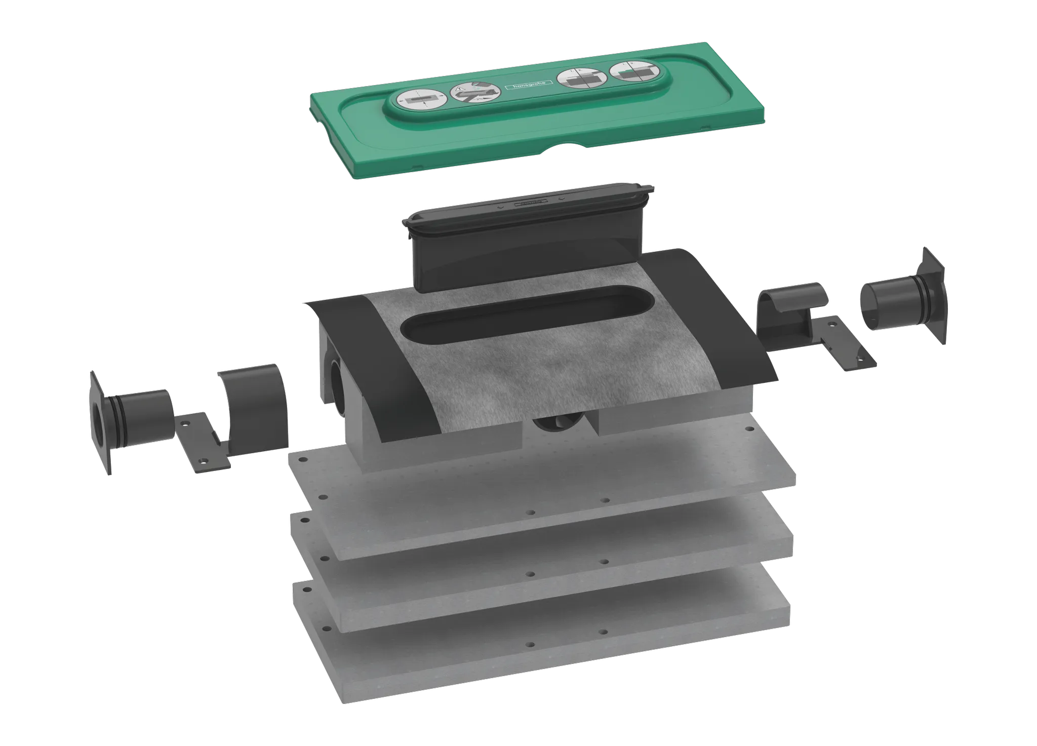 uBox universal GK für Duschrinnen Ablaufgehäuse für Standardinstallation uBox universal GK für Duschrinnen Ablaufgehäuse für Standardinstallation