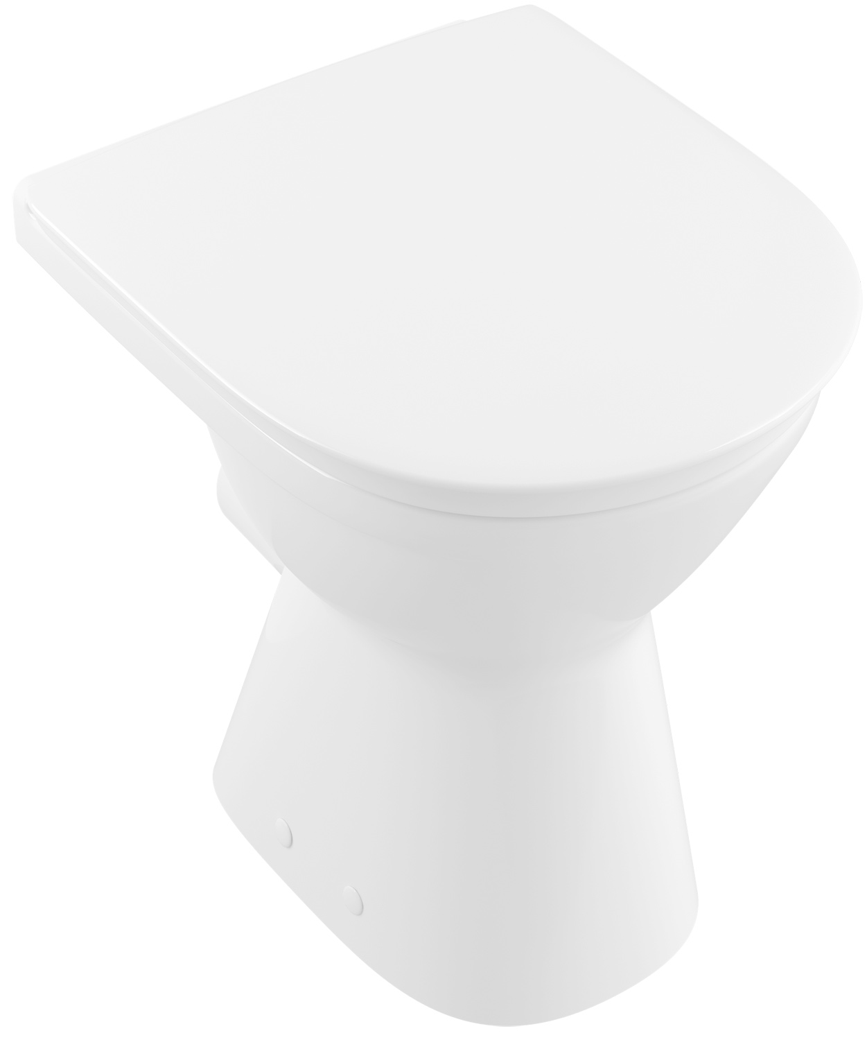 Stand-Flachspül-WC „ViCare“ 49 × 36 × 46 cm, ohne Spülrand, Flachspüler