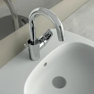 Waschtischarmatur Ceraflex, mit hohem Auslauf, mit Ablaufgarnitur, Ausladung 146mm, Chrom Waschtischarmatur Ceraflex, mit hohem Auslauf, mit Ablaufgarnitur, Ausladung 146mm, Chrom