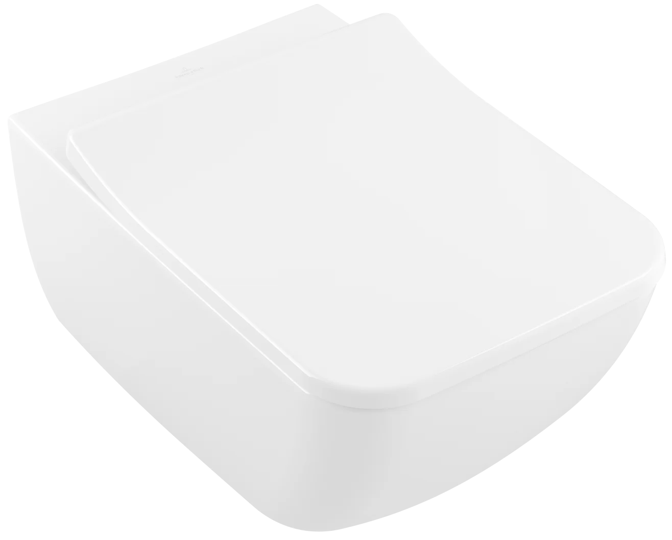 Villeroy & Boch Collaro WC-Spülrandlos, Weißen Alpin CeramicPlus, 375x560 mm, Höhe 340 mm, wandhängend mit DirectFlush und SoftClosing