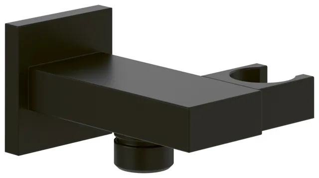 Halter für Handbrause TVC00046300061, Befestigung verdeckt 8,7 cm in Matt Black Halter für Handbrause TVC00046300061, Befestigung verdeckt 8,7 cm in Matt Black