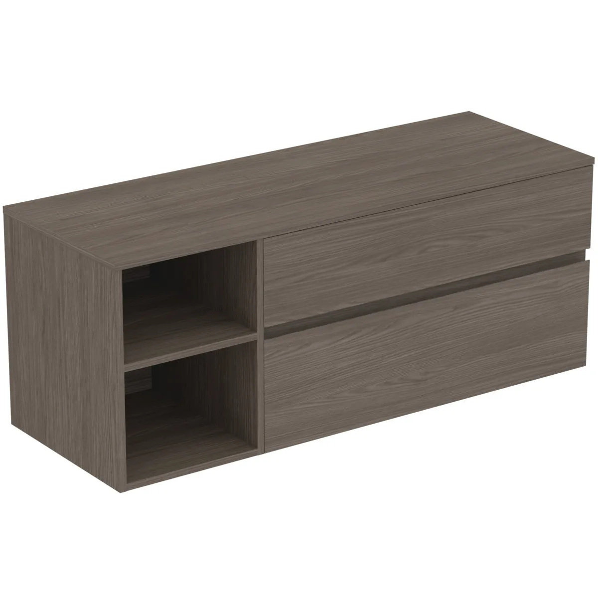Ideal Standard Waschtischunterschrank „Finesse“ 140,2 × 55,8 × 50,5 cm Ulme dunkel