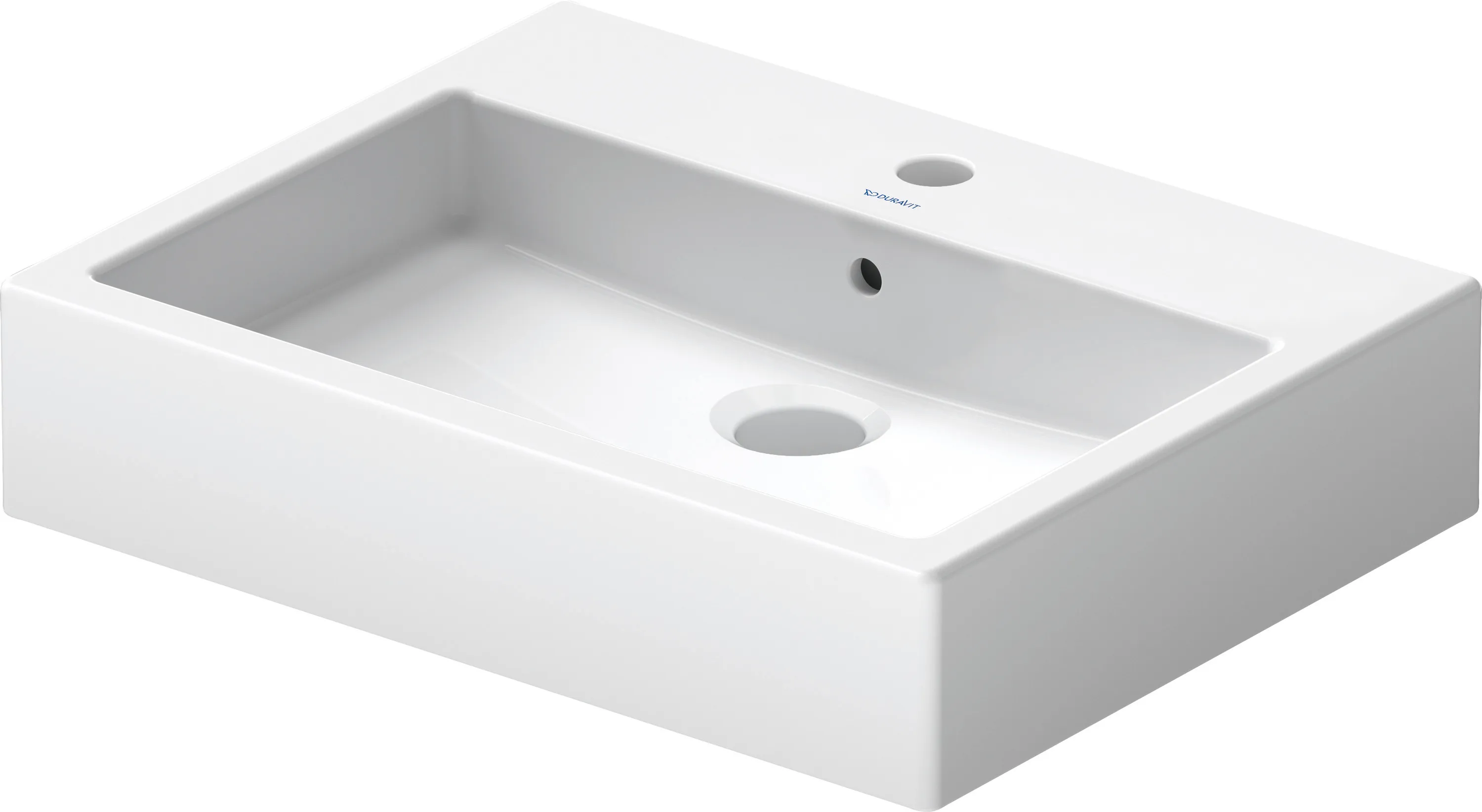 Aufsatzwaschtisch „Vero“, mit Überlauf, Hahnlochposition mittig Aufsatzwaschtisch „Vero“, mit Überlauf, Hahnlochposition mittig