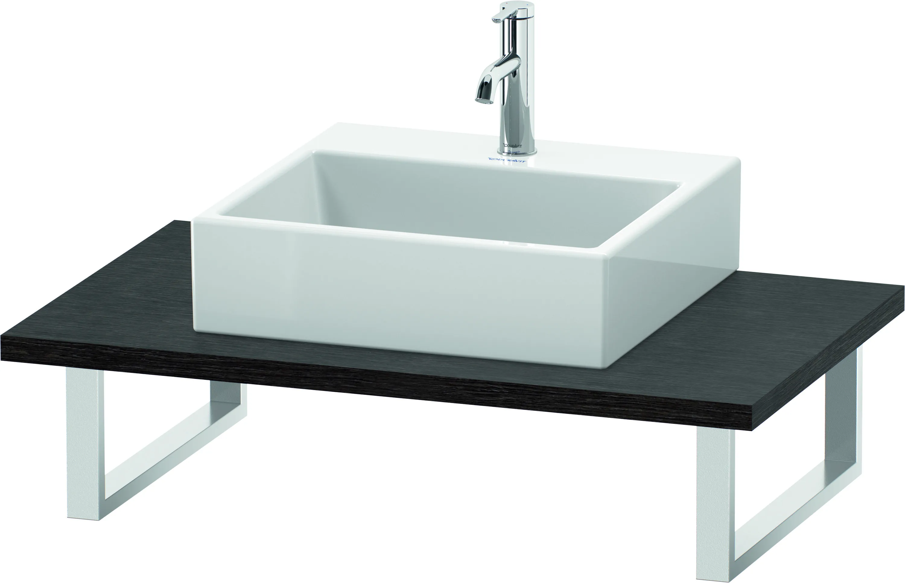 Duravit Konsole „L-Cube“ in Eiche Dunkel gebürstet Duravit Konsole „L-Cube“ in Eiche Dunkel gebürstet
