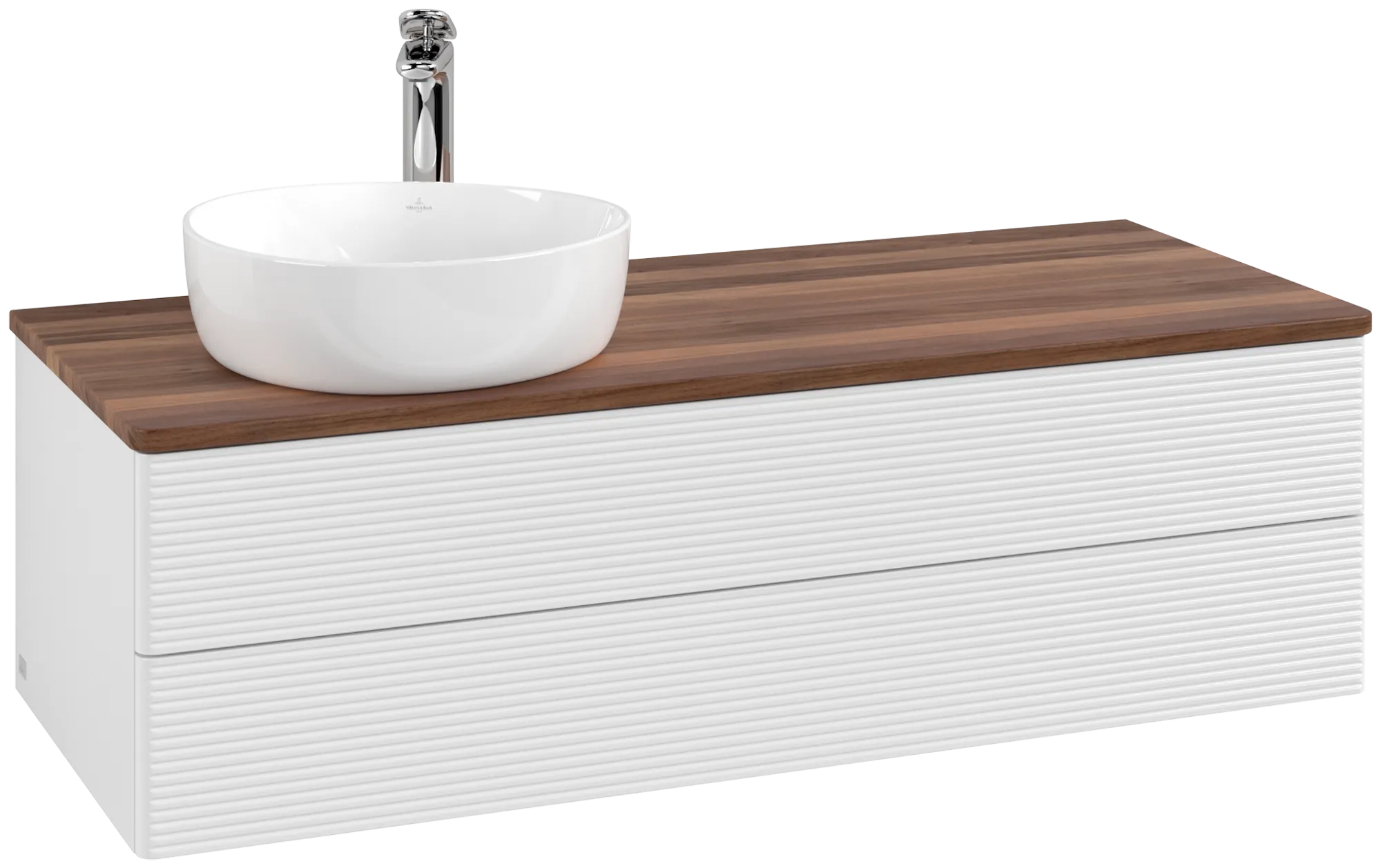 Villeroy & Boch Antao Waschbeckenunterschrank K22_5 1200x360x500mm Glossy White Lacquer