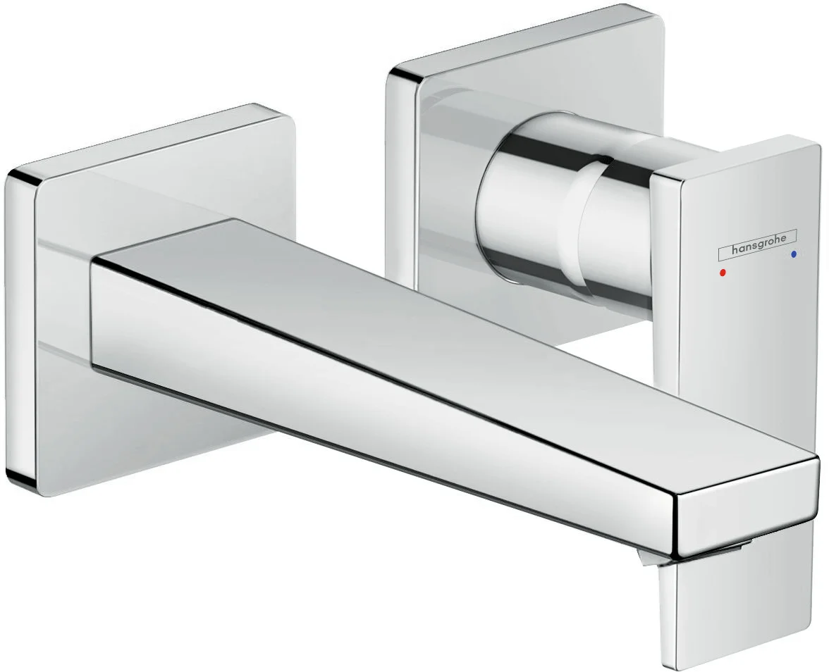 Hansgrohe Metropol Einhebel-Waschtischmischer Unterputz, Chrom, Ausladung 165 mm, Hebelgriff, Normalstrahl, max. Durchflussmenge 5 l/min