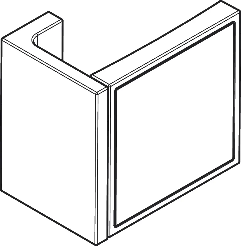 Hansgrohe AXOR Universal Rectangular Rasierspiegel, Chrom