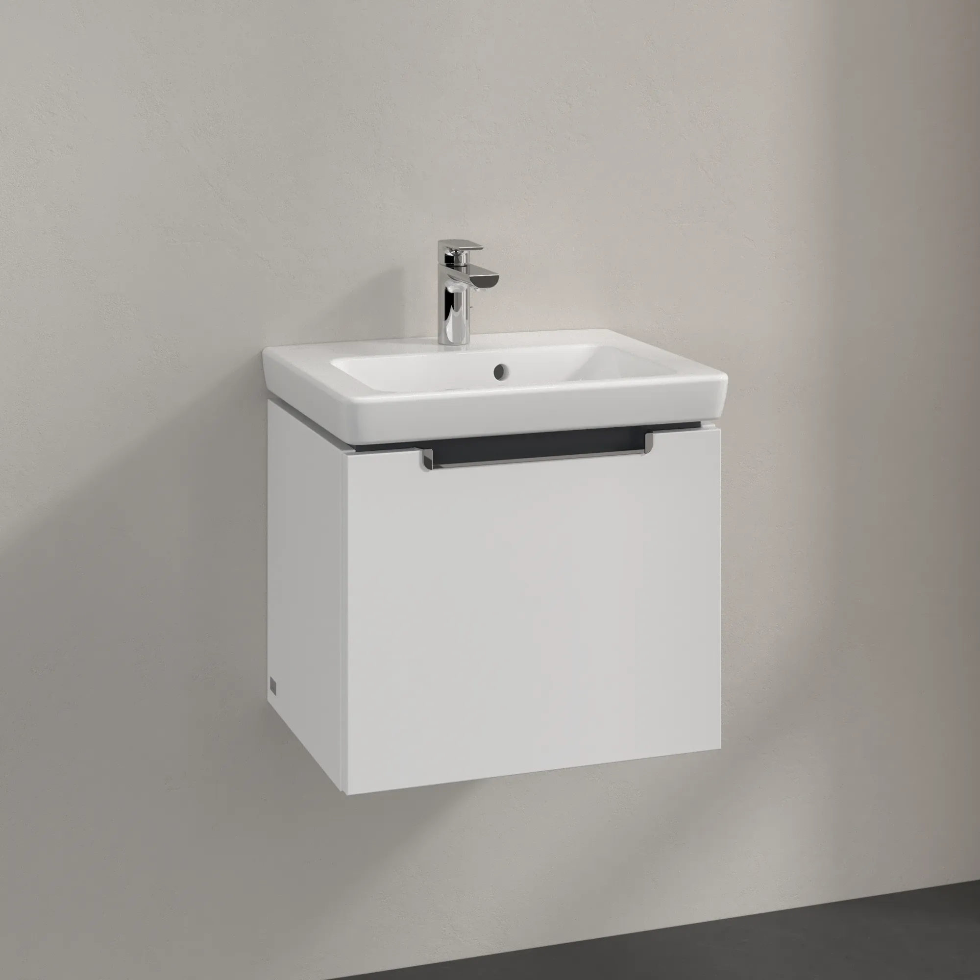 Villeroy & Boch Waschtischunterschrank „Subway 2.0“ 485 × 420 × 379 mm Weiß Matt, für Becken mittig, ohne Beleuchtung Villeroy & Boch Waschtischunterschrank „Subway 2.0“ 485 × 420 × 379 mm Weiß Matt, für Becken mittig, ohne Beleuchtung