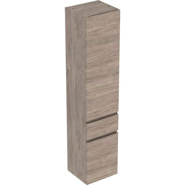 Geberit Hochschrank „Renova Plan“ Nussbaum hickory / Melamin Holzstruktur