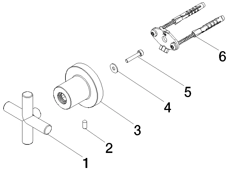 Haken SERIENSPEZIFISCH Chrom 83251892 Haken SERIENSPEZIFISCH Chrom 83251892