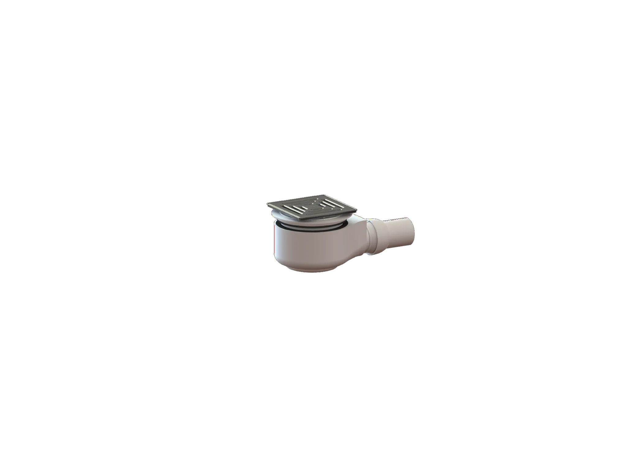 Bodenablauf CeraBoard CS 12, DN 50, 120 x 120 mm