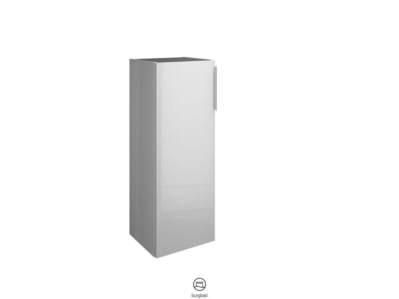 burgbad Hochschrank „Sys30“ 390 × 960 × 360 mm in Weiß Hochglanz