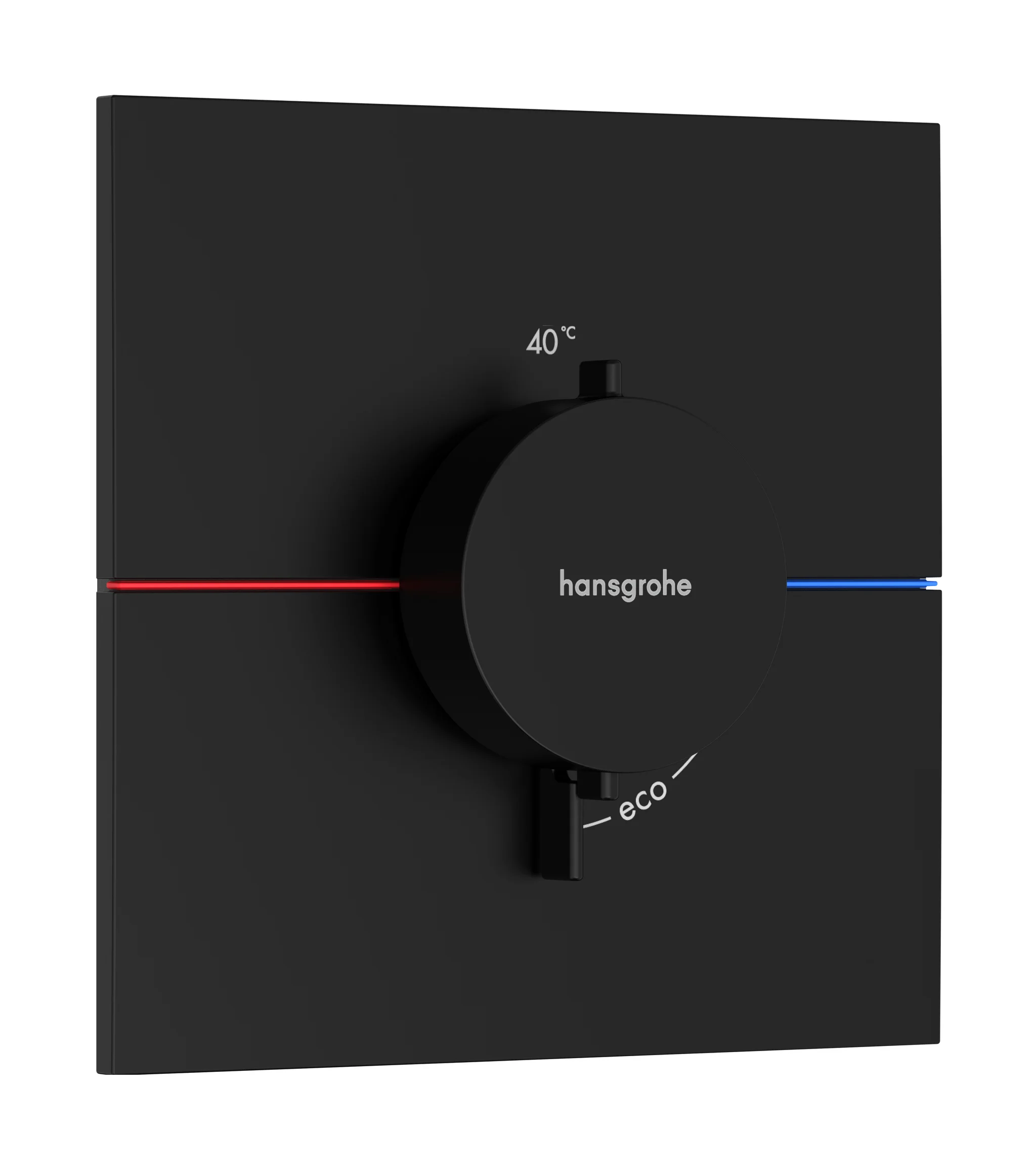 Hansgrohe ShowerSelect Comfort E Thermostat Unterputz, Mattschwarz – Komfortable Temperatur- und Volumensteuerung mit Sicherheitssperre bei 40 °C Hansgrohe ShowerSelect Comfort E Thermostat Unterputz, Mattschwarz – Komfortable Temperatur- und Volumensteuerung mit Sicherheitssperre bei 40 °C