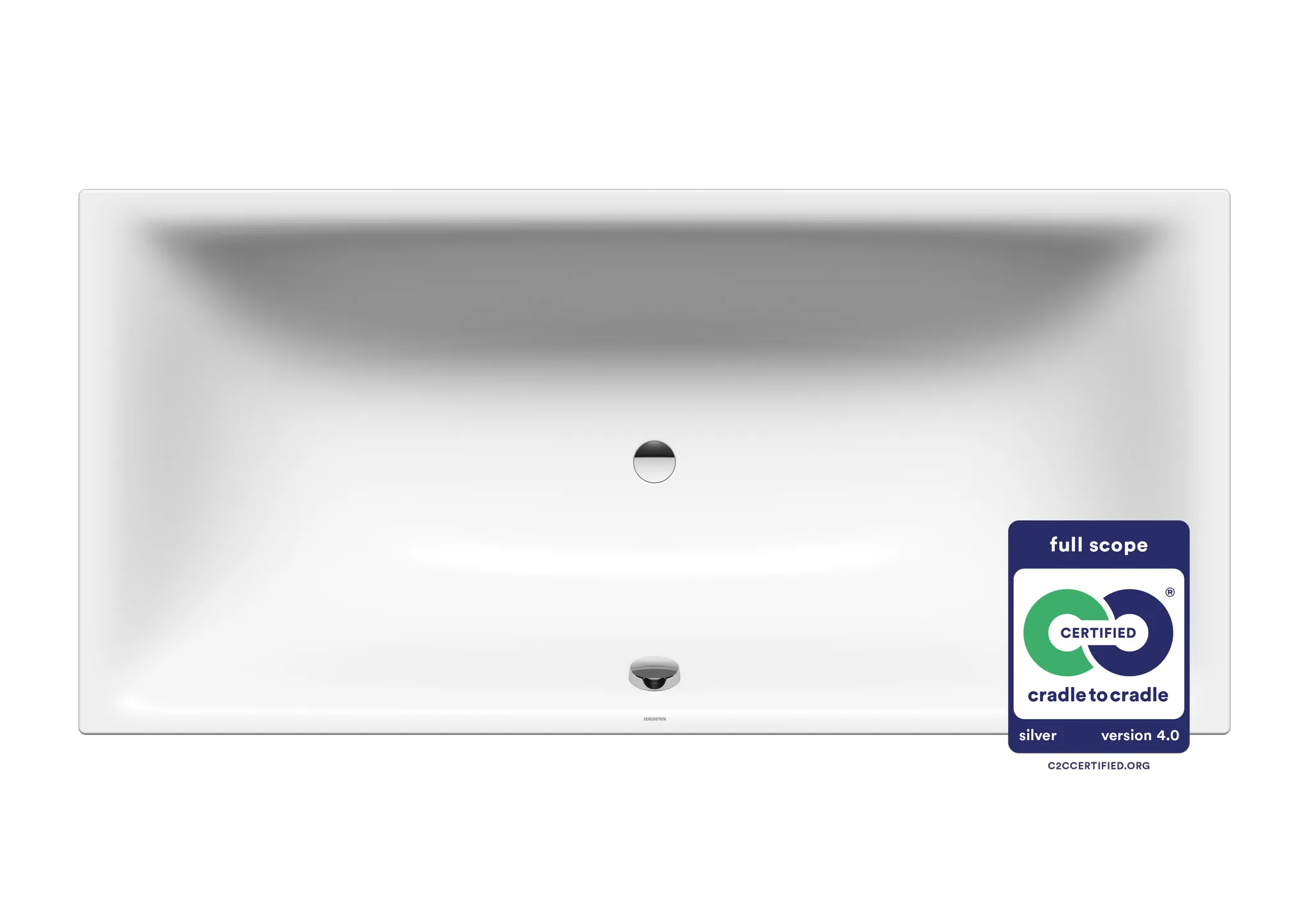 Kaldewei Badewanne „Silenio“ rechteck 170 × 75 cm, ohne Grifflochbohrungen in alpinweiß