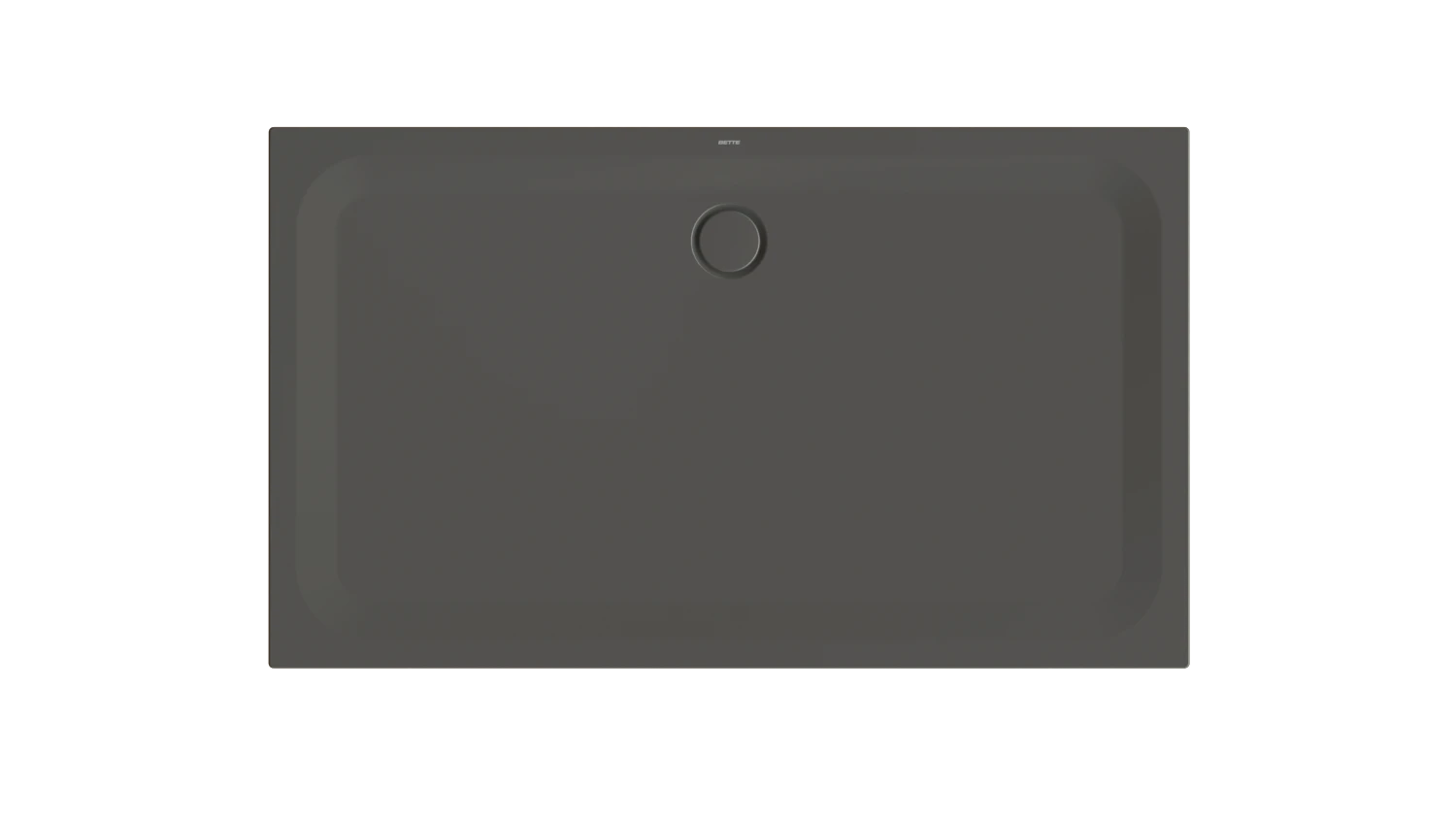 Bette rechteck Duschwanne „BetteUltra“ 1700 × 1000 mm ohne Oberflächenbeschichtung, ohne Oberflächenveredelung, ohne Wannenträger, in Anthracite