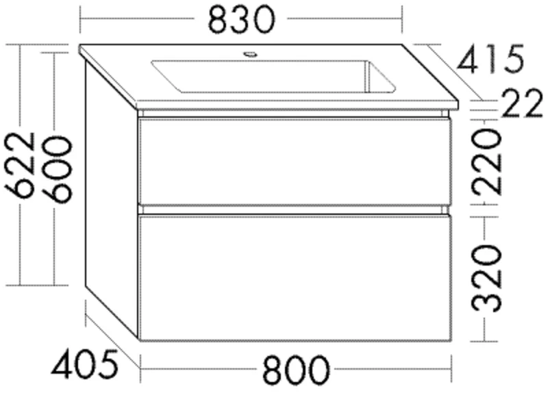 burgbad Badmöbelset „Lin20“ in Weiß Matt mit Laserkante burgbad Badmöbelset „Lin20“ in Weiß Matt mit Laserkante