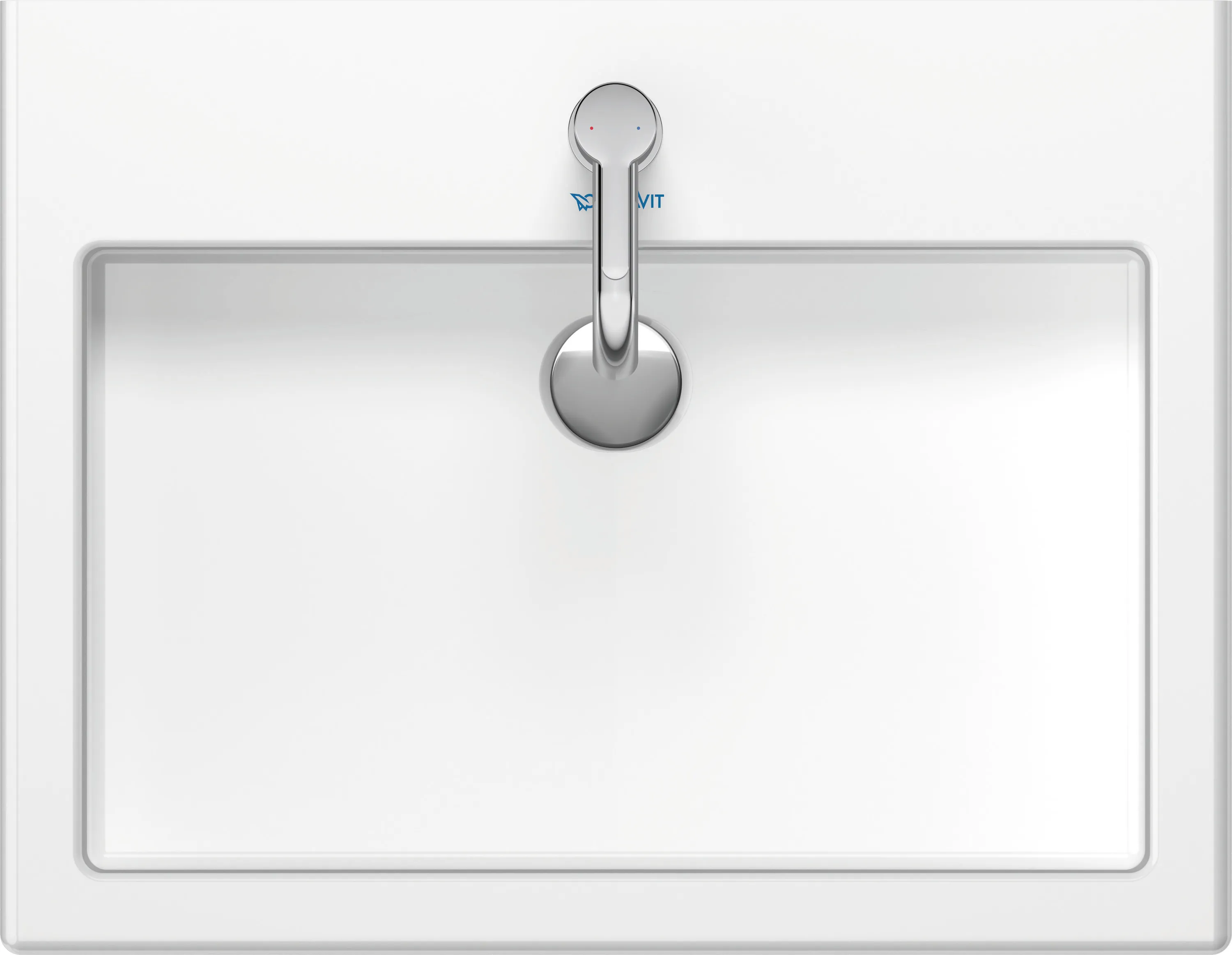 Wandwaschtisch „Vero“, mit Überlauf, Hahnlochposition mittig Wandwaschtisch „Vero“, mit Überlauf, Hahnlochposition mittig