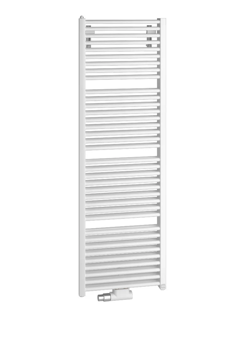 Kermi Design-Heizkörper „Duett®“ 78,4 × 149,2 cm in Weiß Soft (RAL 9016, matt)