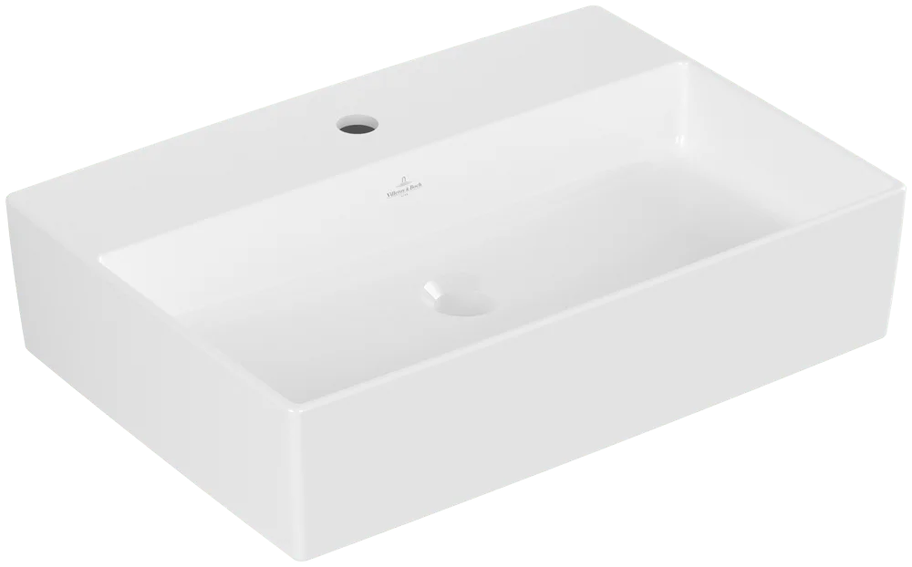 Villeroy & Boch Aufsatzwaschbecken Memento 2.0 4A0761, 600 x 420 mm, Rechteck, 1HL, ohne Überlauf, Weiß Alpin Villeroy & Boch Aufsatzwaschbecken Memento 2.0 4A0761, 600 x 420 mm, Rechteck, 1HL, ohne Überlauf, Weiß Alpin