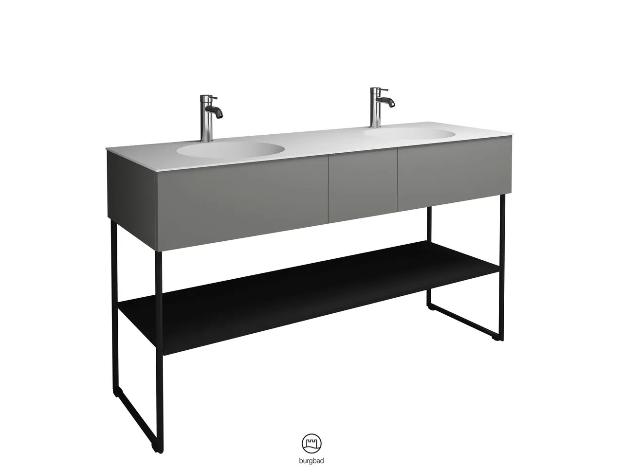 burgbad Badmöbelset „Coco“ in Sand Solid Matt burgbad Badmöbelset „Coco“ in Sand Solid Matt