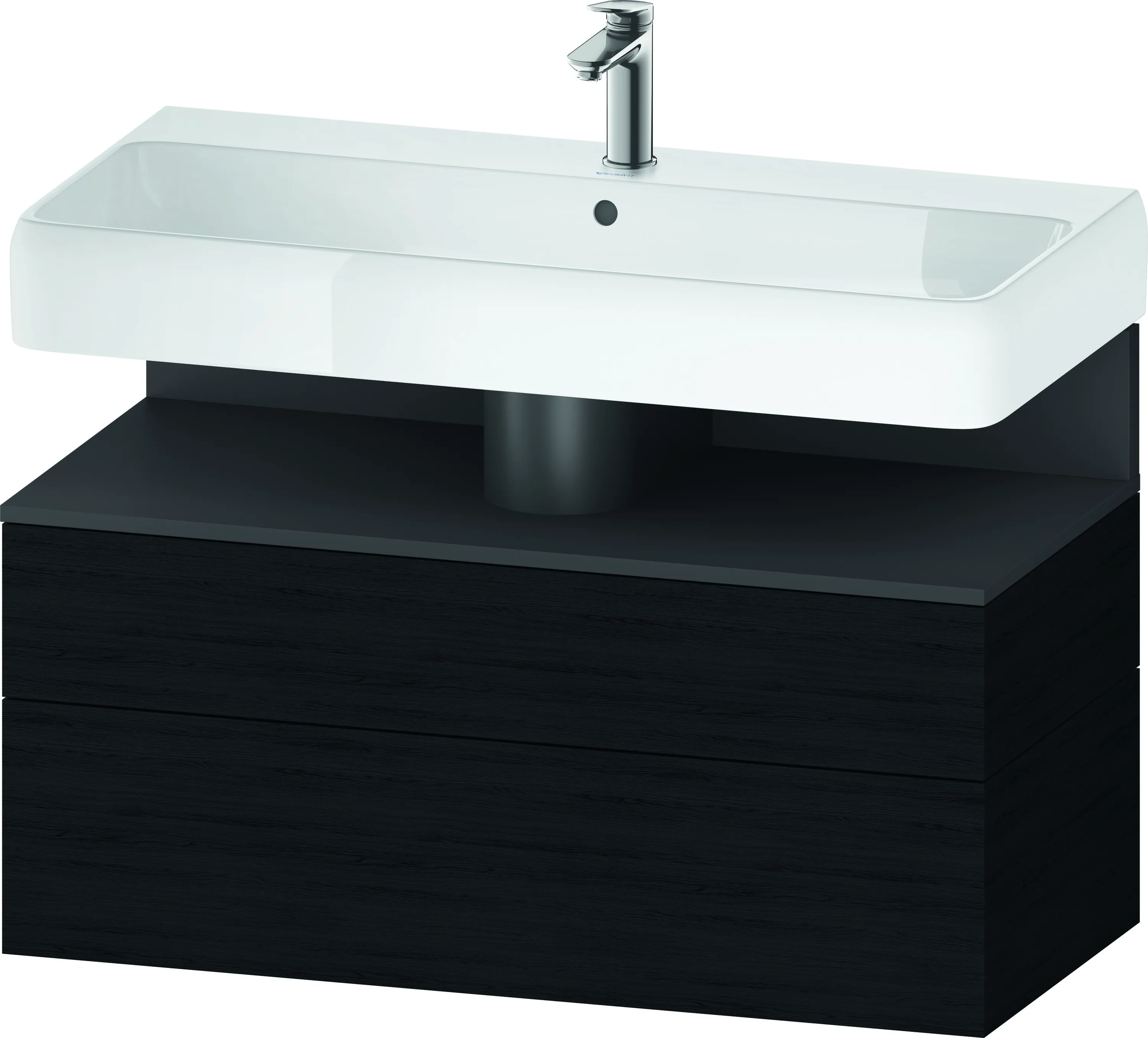 Duravit Waschtischunterschrank wandhängend „Qatego“ 99 × 59 × 47 cm, ohne Beleuchtung