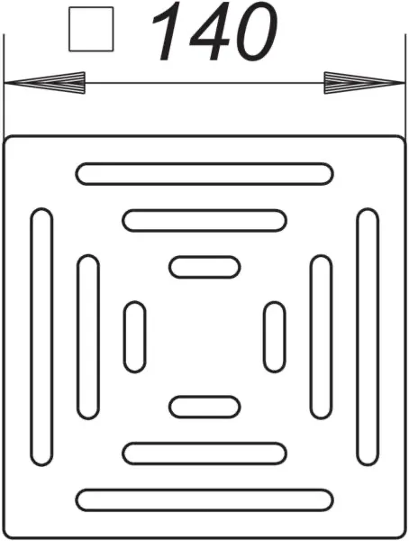 Rost E 140, 140 x 140 mm