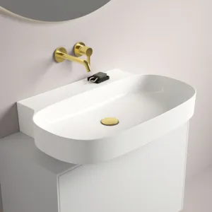 Waschbecken „Linda-X“ 75 × 50 × 13,5 cm in Weiß Waschbecken „Linda-X“ 75 × 50 × 13,5 cm in Weiß