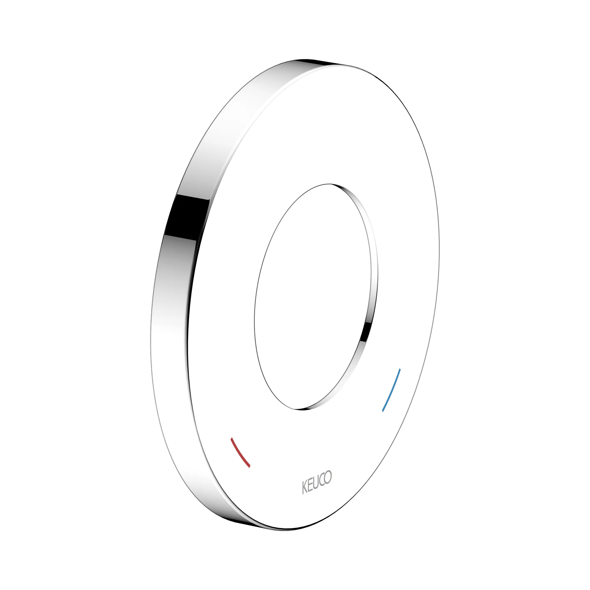 IXMO 59551010091 Wandrosette für Einhebelmischer, rund 105 mm Ø verchromt