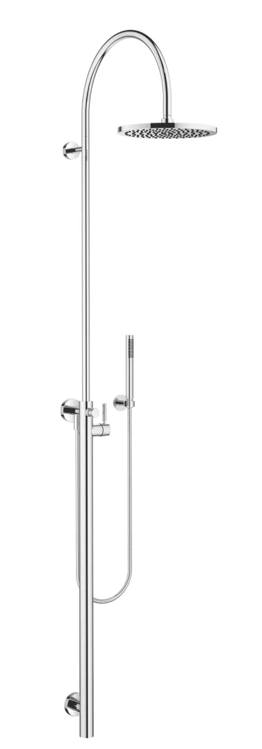 Duschstele mit Brause-Einhandbatterie ohne Handbrause SERIENSPEZIFISCH Chrom 26024661 Duschstele mit Brause-Einhandbatterie ohne Handbrause SERIENSPEZIFISCH Chrom 26024661