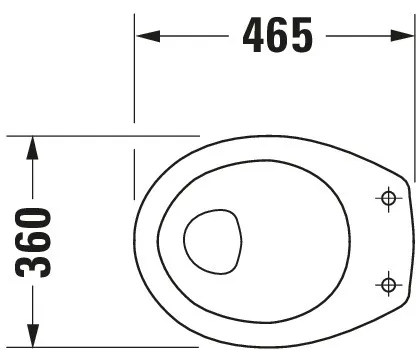 Stand-Flachspül-WC „DuraPlus“ 36 × 49 × 46,5 cm Stand-Flachspül-WC „DuraPlus“ 36 × 49 × 46,5 cm