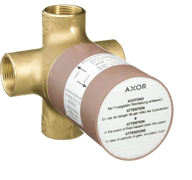 Hansgrohe AXOR Grundkörper Quattro 4-Wege Umstellventil Unterputz, DN20, max. Durchflussmenge 65 l/min Hansgrohe AXOR Grundkörper Quattro 4-Wege Umstellventil Unterputz, DN20, max. Durchflussmenge 65 l/min